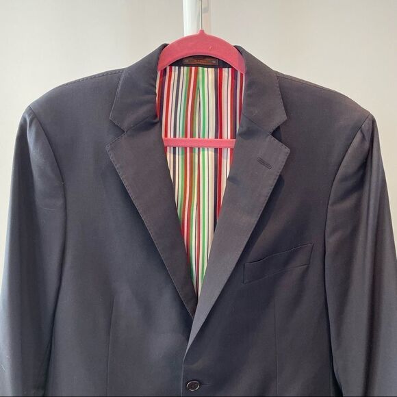 Etro navy wool blazer - Picture 2 of 16